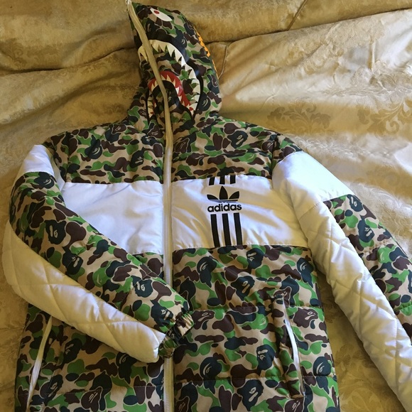 bape x adidas puffer